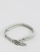 Icon Brand Tagline Gray Bracelet - Gray