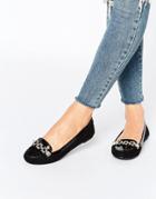 Oasis Chain Loafer - Black