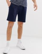 Brave Soul Basic Jersey Shorts-navy