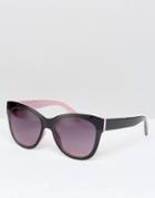 Oasis Two Tone Cat Eye Sunglasses - Multi