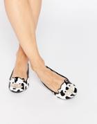 Cute To The Core Cowabunga Flat Shoes - White