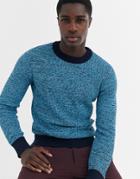 Selected Homme Multi Yarn Knitted Sweater In 100% Bci Cotton