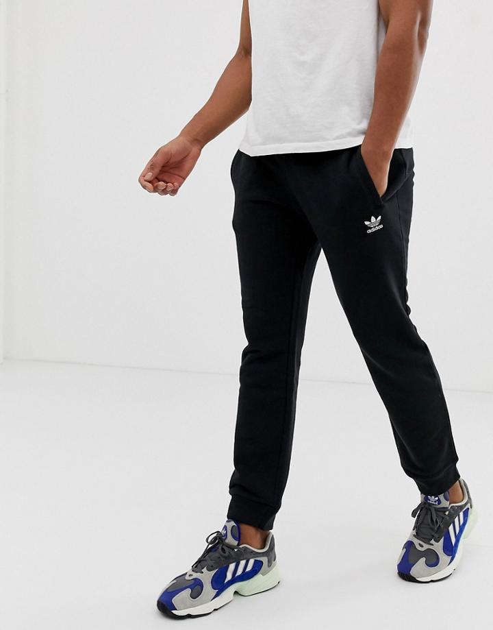 Adidas Originals Sweatpants With Logo Embroidery Black - Black