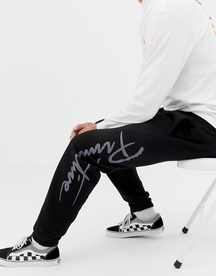 Primitive Nuevo Joggers In Black - Black