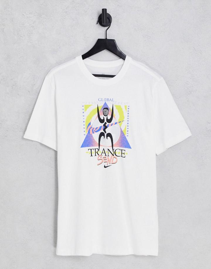 Nike Festival Graphic Logo T-shirt In White