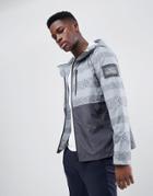 Gandy's Geo-tribal Lightweight Windbreaker Jacket - Gray