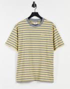Levi's Vintage Relaxed Fit Stripe T-shirt In Super Lemon Yellow