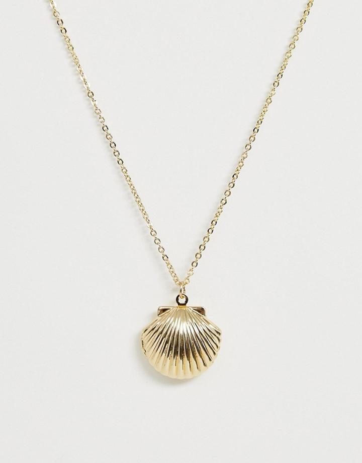 Pieces Shell Necklace In Gold - Gold
