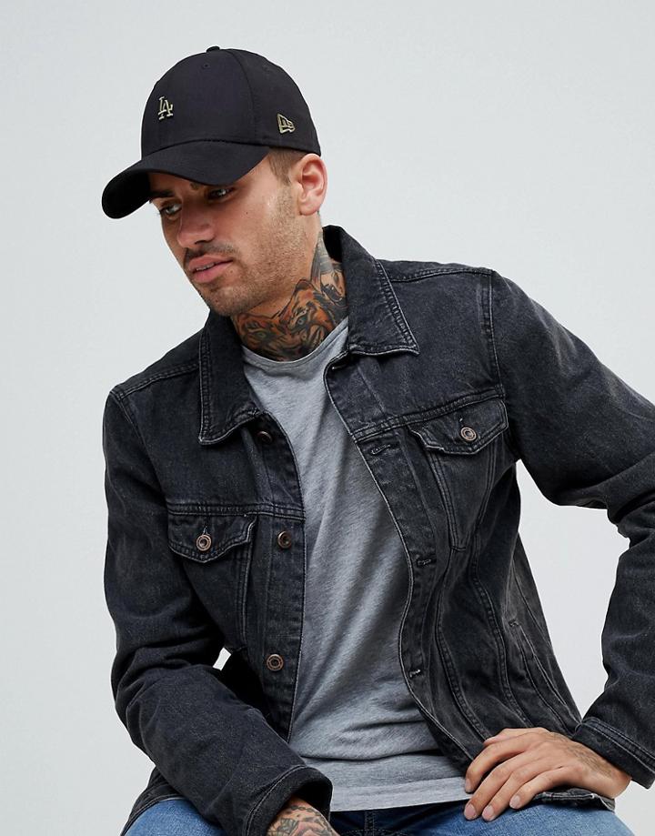 New Era 39thirty Fitted Cap La Dodgers - Black