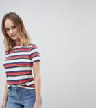 New Look Petite Stripe T-shirt - Multi
