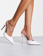 Asos Design Paola High Heel Shoes In White