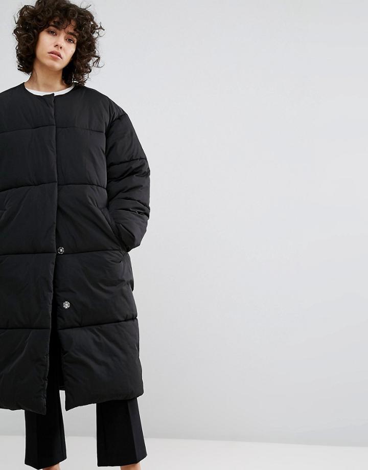 Weekday Padded Coat - Black
