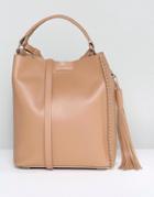 Allsaints Slouchy Leather Cross Body Bag - Brown