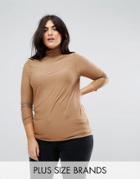 Elvi Camel Turtleneck - Tan