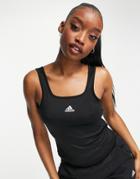 Adidas Training Hyperglam Tank Top In Black