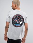 Love Moschino Space Back Print T-shirt - Gray
