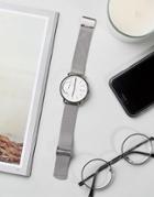 Skagen Hagen Mesh Connected Smart Watch In Silver - Silver