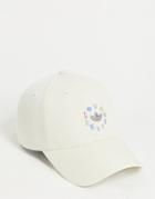 Adidas Originals Pride 'love Unites' Baseball Cap In Off White