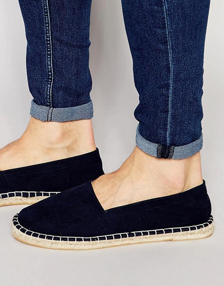 New Look Espadrilles In Navy - Navy