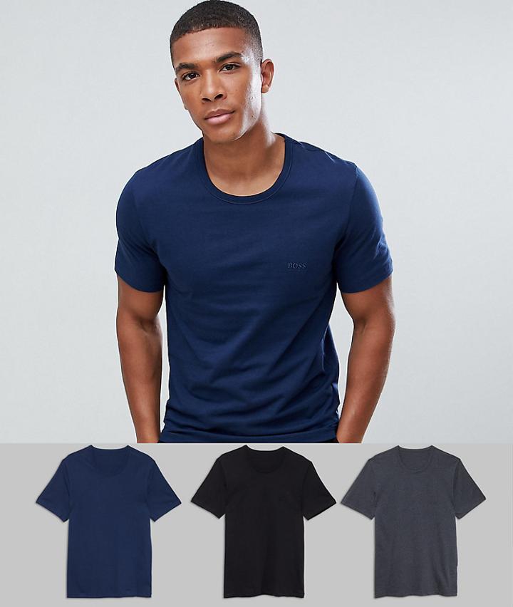 Boss 3 Pack Bodywear T-shirts - Multi