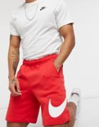Nike Club Shorts In Red
