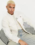 Dickies Red Chute Sherpa Fleece In Ecru-white