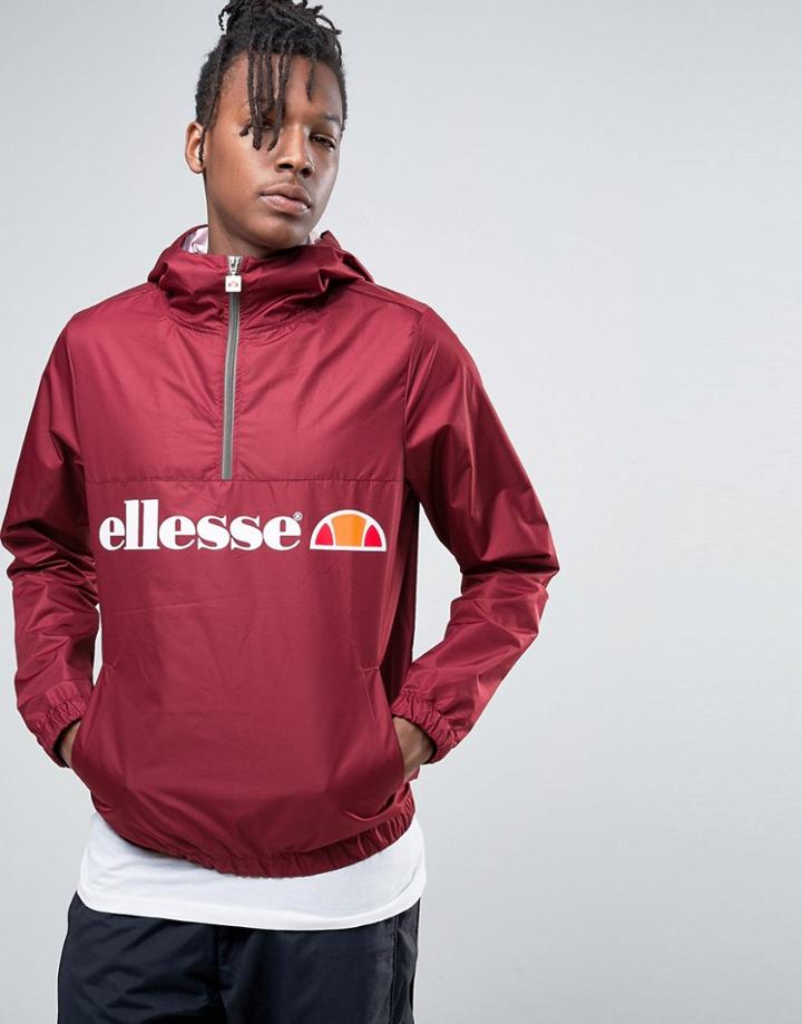 Ellesse Lightweight Overhead Jacket - Red