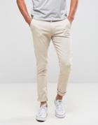 New Look Skinny Chinos In Stone - Stone