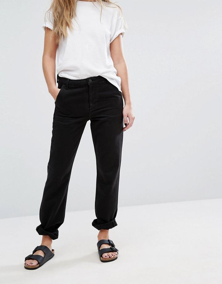 Bethnals Murphy Slant Pocket Tapered Jean - Black