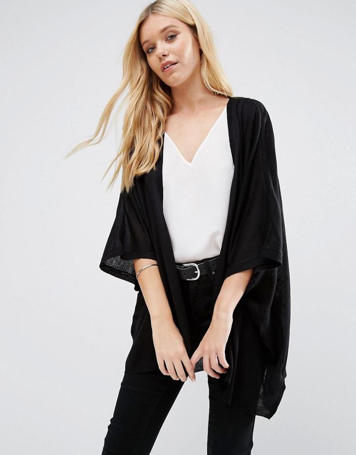 Jdy Cape Classic Kimono - Black