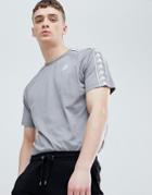 Kappa Sleeve Panel T-shirt - Gray