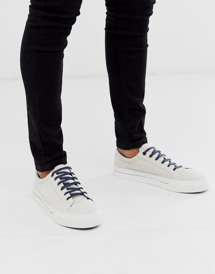 Ted Baker Essher Plimsolls In White - White