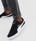 Puma Smash Sneakers In Black And White - Black