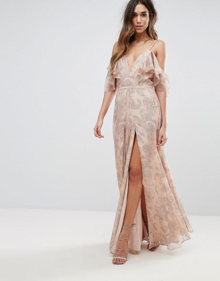 The Jetset Diaries Sublime Illusion Maxi Dress - Pink