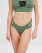 Asos Fuller Bust Exclusive Cut Out Bikini Bottom