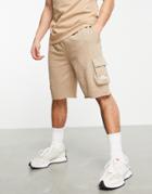 Ellesse Cargo Shorts In Brown