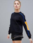 South Beach Stripe Sleeve Sweatshirt - Multi