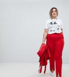 Lovedrobe Tailored Cigarette Pant - Red