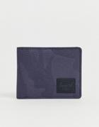 Herschel Supply Co Roy Rfid Card Wallet In Tonal Camo Print-gray