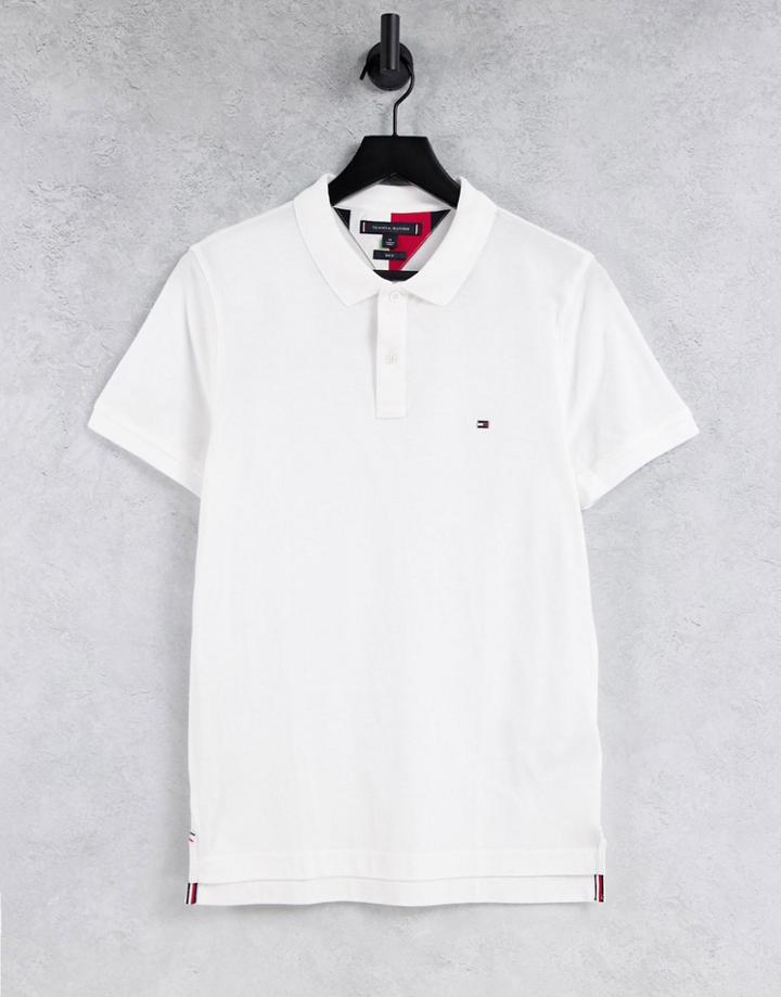 Tommy Hilfiger Global Tipped Slim Polo Shirt-navy