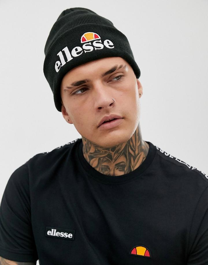 Ellesse Velly Logo Beanie In Black