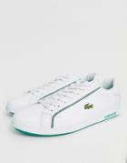 Lacoste Graduate Sneakers In White Leather