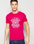 Tommy Hilfiger T-shirt With Hilfiger New York Print Red - Red