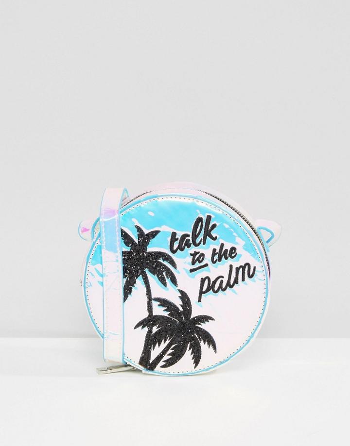 Skinnydip Cracked Iridescent Talk To The Palm Cross Body Bag - Multi