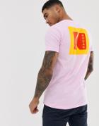 Asos Design Kodak T-shirt With Placement Print - Pink