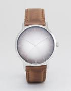 Nixon Sea Ranch Porter Leather Watch In Brown - Brown