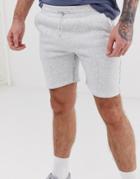 Good For Nothing Shorts In Gray Marl With Logo Side Taping