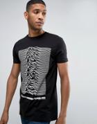 Asos Joy Division Longline Band T-shirt - Black