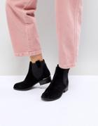 New Look Metal Insert Flat Ankle Boot - Black