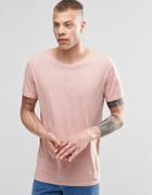 Weekday Alex Melange T-shirt - Pink